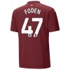 Maglia ufficiale Manchester City Foden 47 Alternativa 2024-25 per Bambino